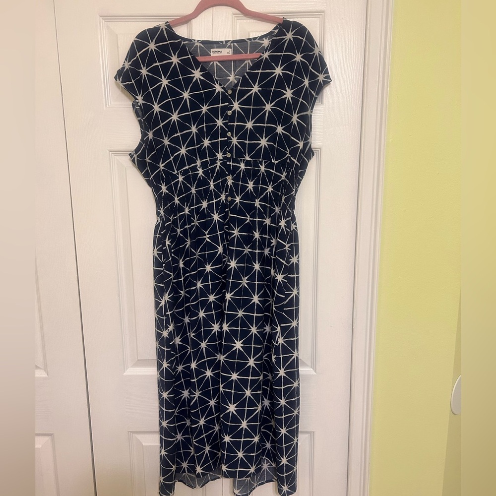 Sonoma Blue Midi Dress